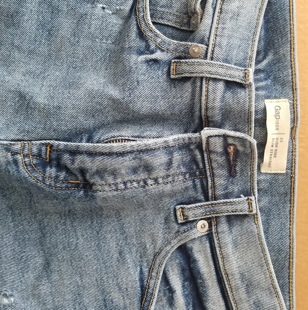 High rise , slim skinny . Nice quality .
